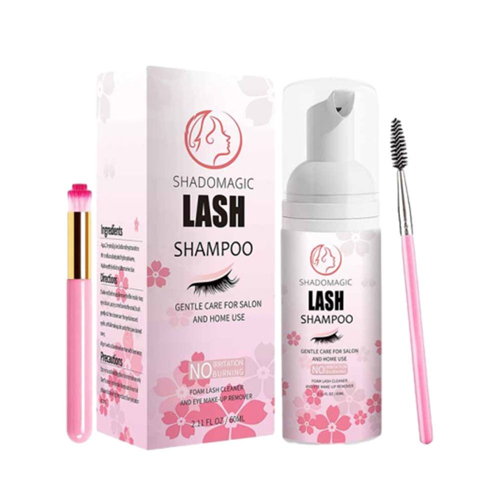 Eyelash Extension Is Safe - 優しく繊細なまつげ洗浄ムース 低刺激性安全まつげエクステクレンザー 60ml まぶた用泡状クレンザー