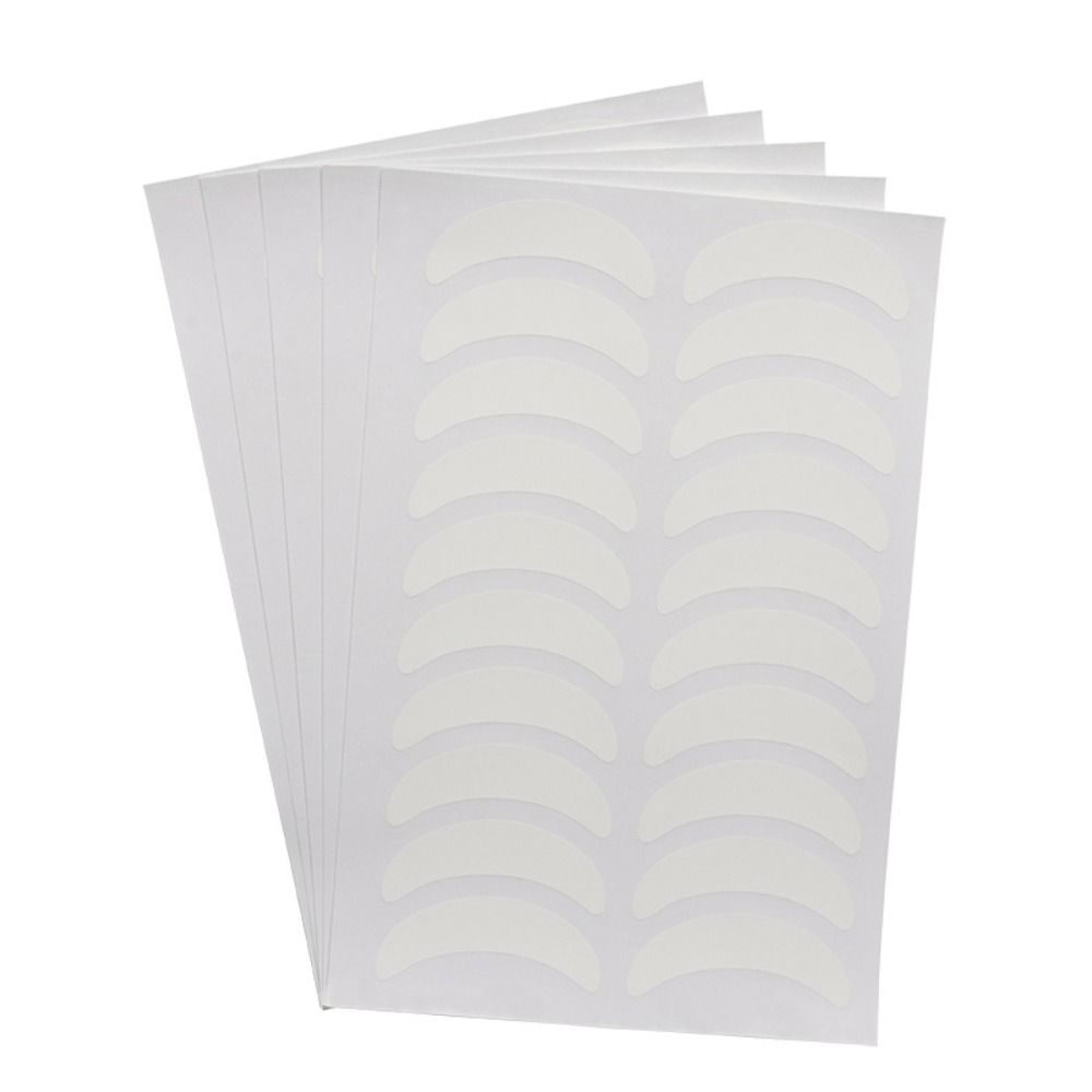 Eyelash Extension Eye Mask - まつげエクステ用ジェルパッチ,100パーツセット,ナチュラル,ホワイト,セパレーター,ステッカー,メイクアップツール