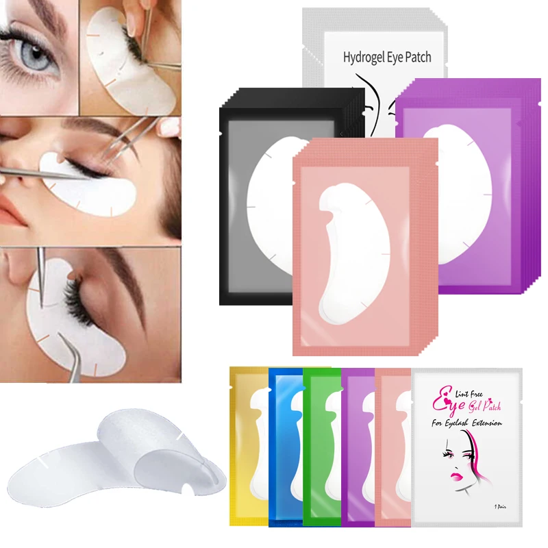 Eyelash Extension Eye Mask - 50/100 個 U 字型まつげパッドグラフトラッシュヒドロゲルゲルパッチ下アイパッドまつげエクステンションのヒントステッカーメイクアップツール