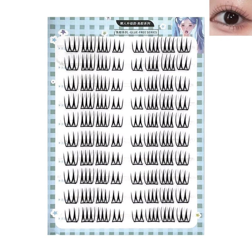 Eyelash Extension Korean Style - 韓国風セルフ接着つけまつげ 8-11MM 簡単装着 DIYまつげエクステンション Cカーブ 10/30列