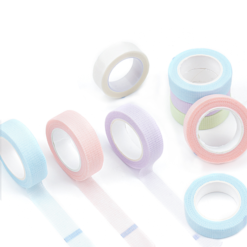 Eyelash Extension Eye Mask - まつげエクステ用の通気性不織布テープ,アイパッド,粘着ステッカー,メイクアップツール,10ロール