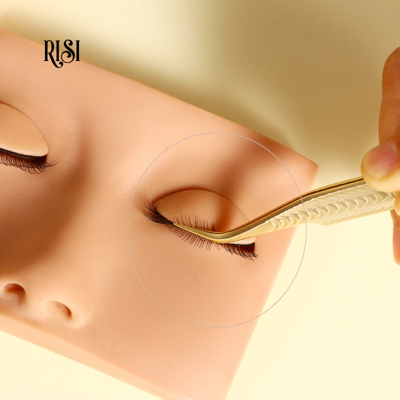 Eyelash Extension Model - 無料 2 層ラッシュマネキンシリコーン 3D ラッシュマネキンヘッドまぶたマネキンヘッドラッシュエクステンショントレーニングラッシュ
