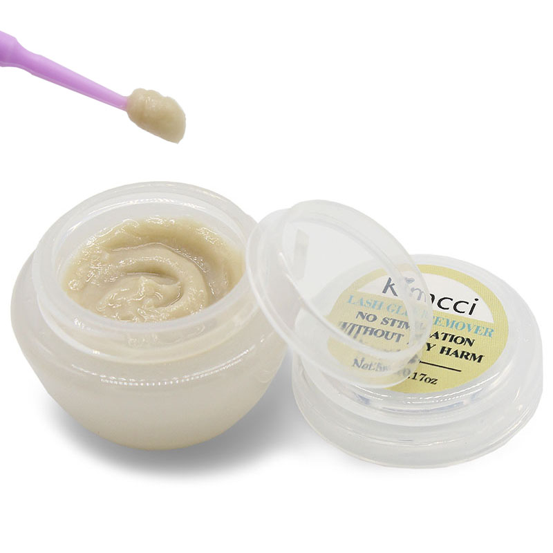 Eyelash Extension Is Safe - Kimcci 10 ピース/ロットプロフェッショナル安全ラッシュグルーリムーバーまつげエクステンションツールクリーム 5 ミリリットル高品質香りの香りのりリムーバー