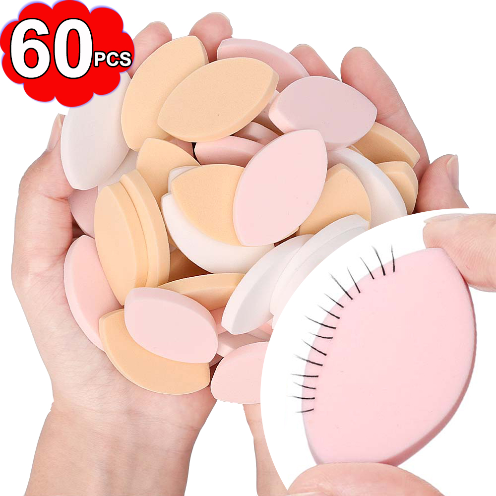 Eyelash Extension Menu - 60 個ソフトスポンジつけまつげパッド初心者ラッシュマップチャートうっすらまつげ再利用可能な化粧パフトレーニングまつげエクステンションツール