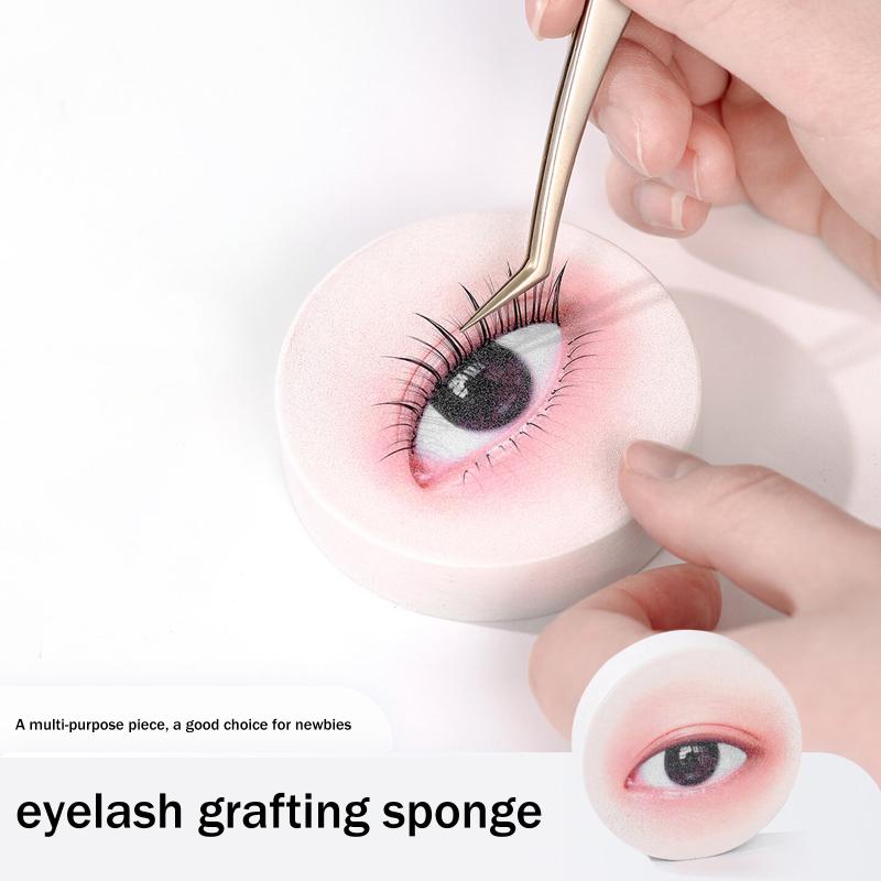 Eyelash Extension Model - 1/3/5 個まつげエクステトレーニング用つけまつげディスプレイボードまつげディスプレイトレイ偽まつげホルダーまつげメーカーモデルティーチ