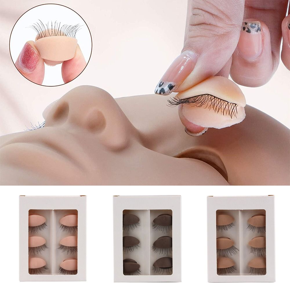 Eyelash Extension Model - 初心者向け多機能トレーニングラッシュトレーニングヘッドまつげエクステトレーニングモデル練習用グラフティングまつげツール