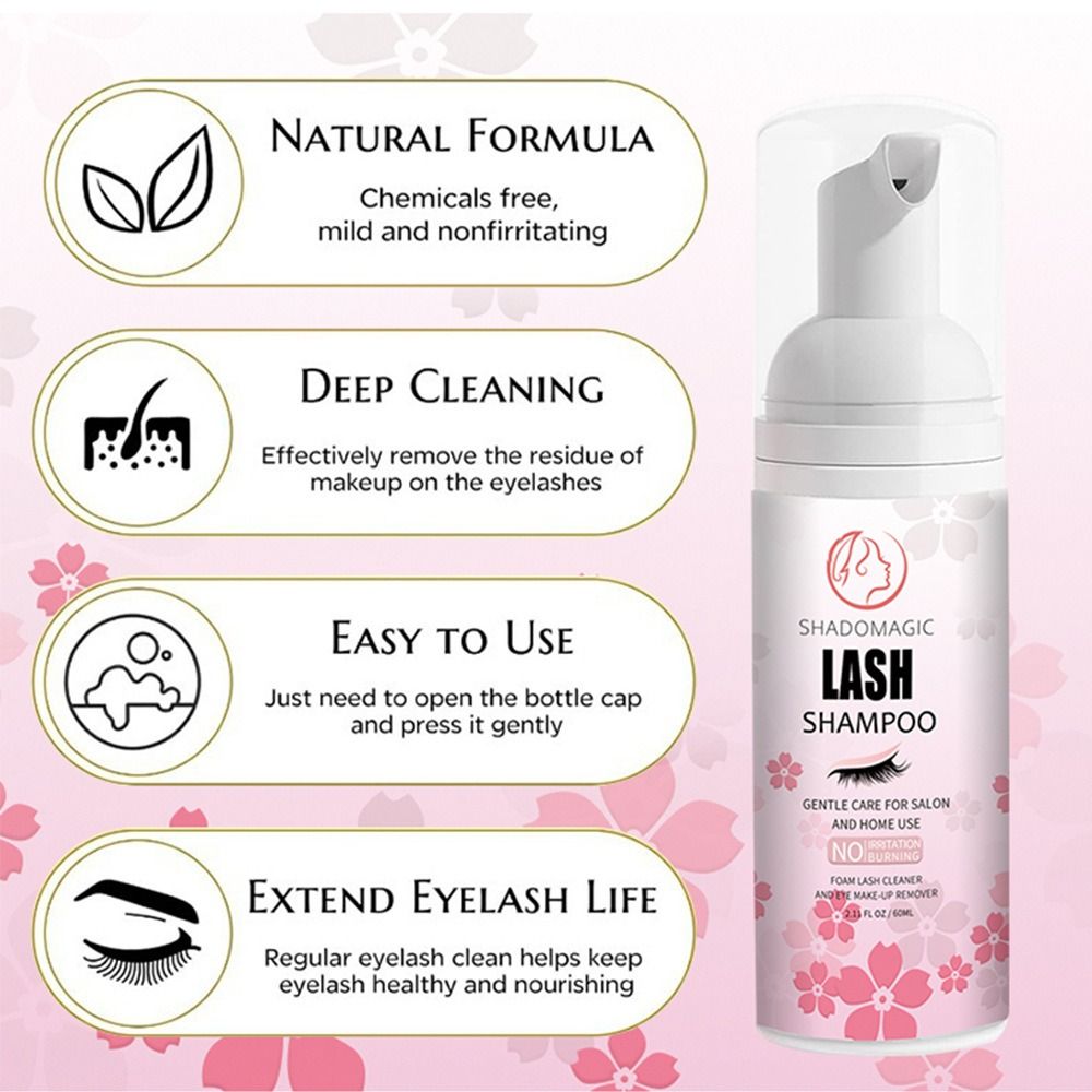 優しく繊細なまつげ洗浄ムース　低刺激性安全まつげエクステクレ - Eyelash Extension Is Safe のレビューと価格