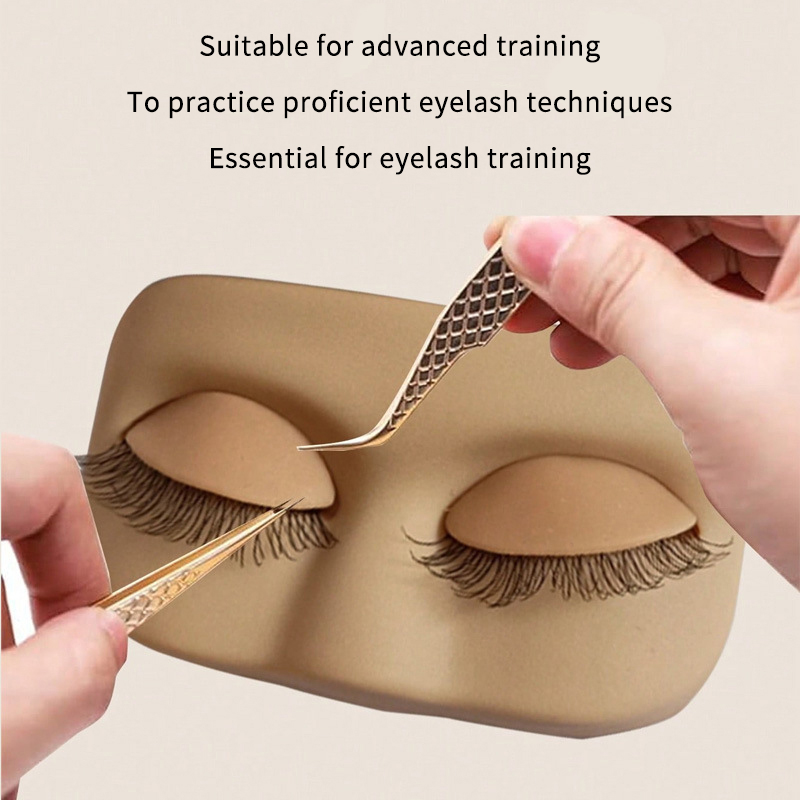 ミニラッシュフラットモデルヘッド練習まつげエクステンショント - Eyelash Extension Model のレビューと価格