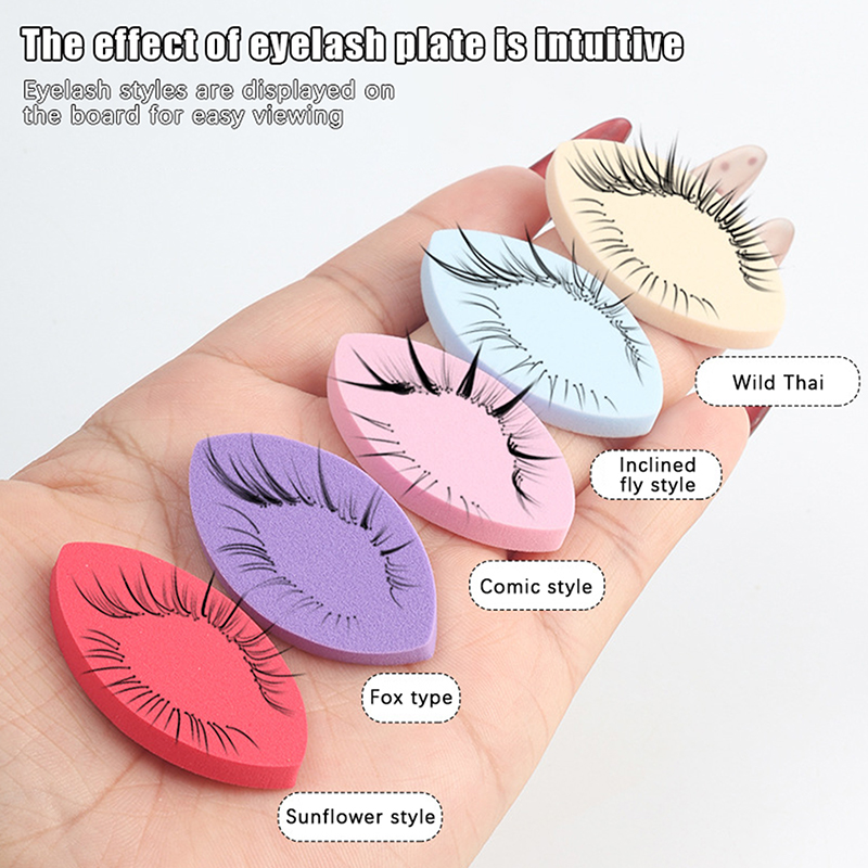 50個入りつけまつげパッド初心者用まつげマップソフトスポンジ - Eyelash Extension Menu のレビューと価格