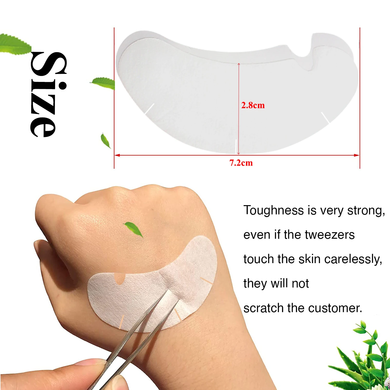 50/100 個 U 字型まつげパッドグラフトラッシュヒドロ - Eyelash Extension Eye Mask のレビューと価格