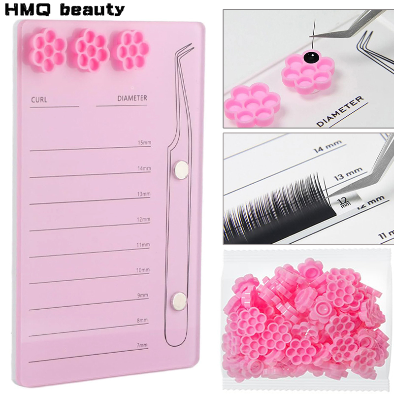 アクリルまつげホルダー磁気吸引スケールプレートつけまつげトレ - Eyelash Extension Menu のレビューと価格