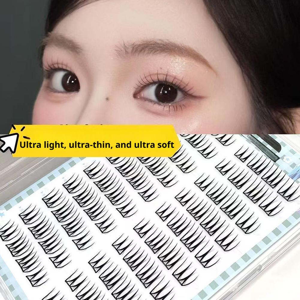 30列韓国ガールズグループ風つけまつげU字型ウィスピーイドル - Eyelash Extension Korean Style のレビューと価格