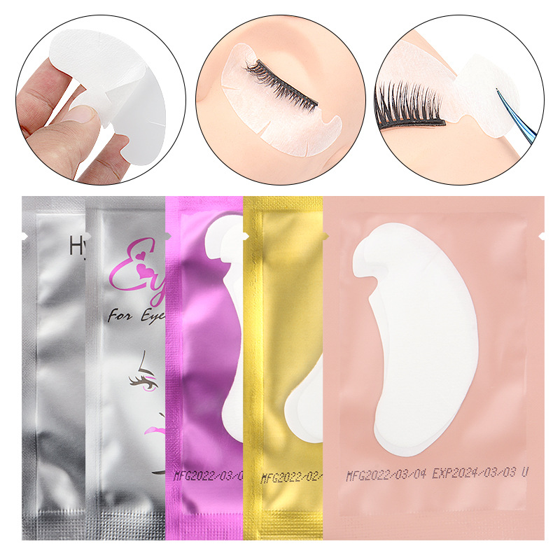 まつげエクステパッド,アイメイク用品,50ペア - Eyelash Extension Eye Mask のレビューと価格
