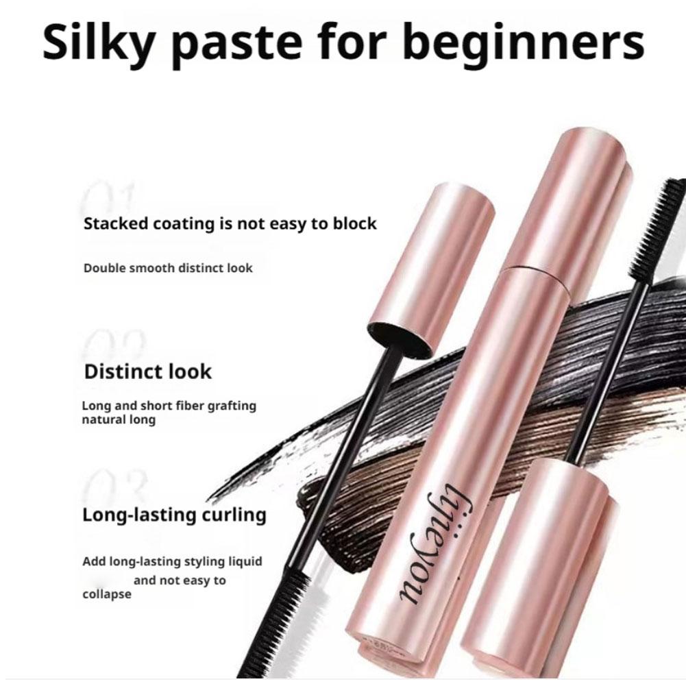 アイアンラッシュマスカラ防水シルクファイバーマスカラブラック - Eyelash Extension Is Safe のレビューと価格