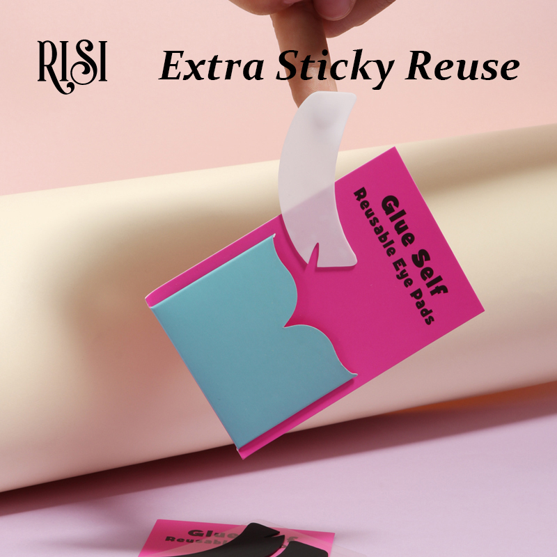 RISI 超粘着シリコーンアイパッド再利用可能なアイパッチま - Eyelash Extension Eye Mask のレビューと価格