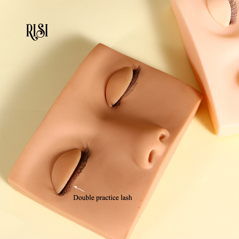 無料 2 層ラッシュマネキンシリコーン 3D ラッシュマネキ - Eyelash Extension Model のレビューと価格