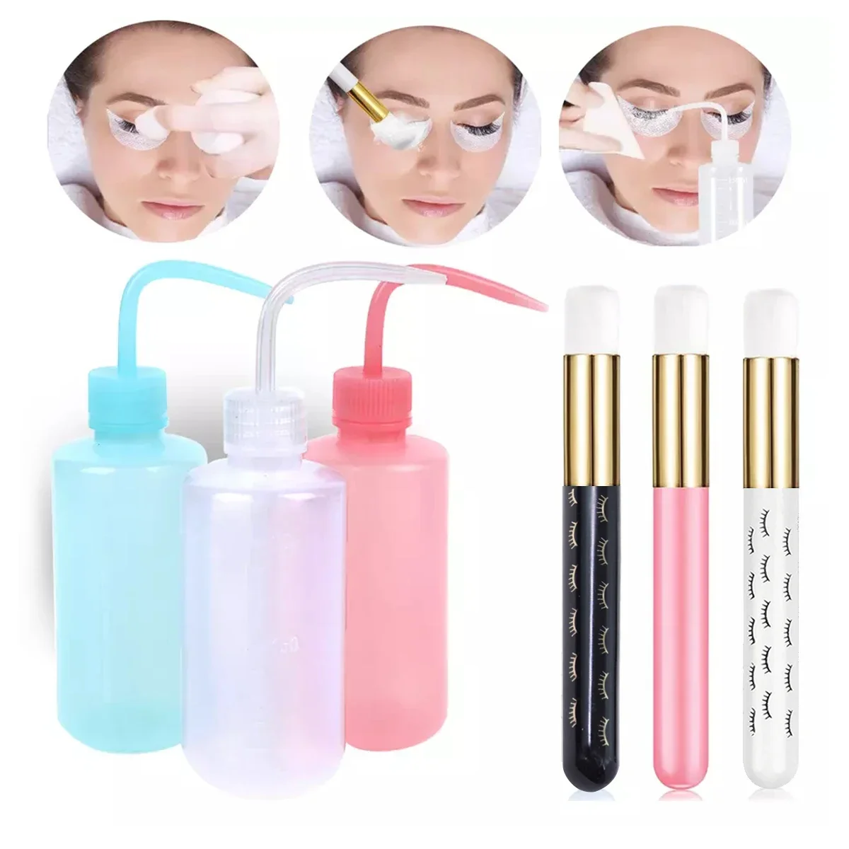 まつげエクステンションクリーニングボトルリムーバー洗濯ラッシ - Eyelash Extension Model のレビューと価格