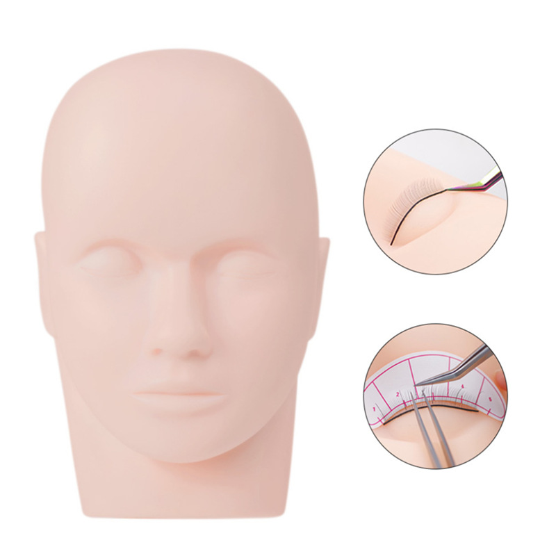 まつげエクステンショントレーニングヘッドメイク練習モデルキッ - Eyelash Extension Model のレビューと価格
