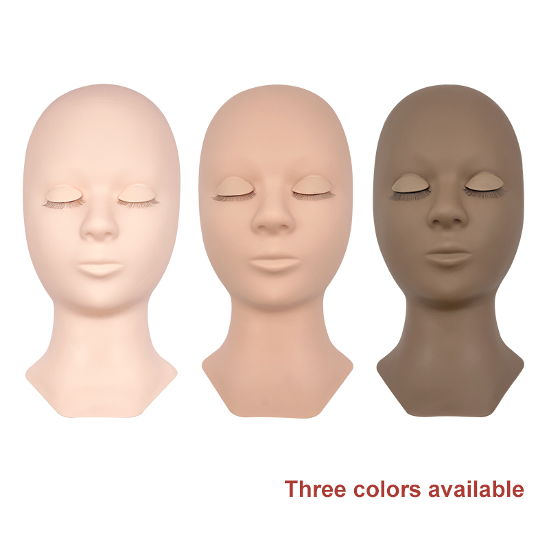 まつげエクステンショントレーニング練習ヘッドフラットソフト現 - Eyelash Extension Model のレビューと価格