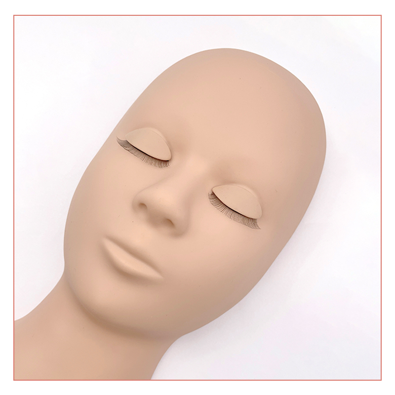 まつげエクステンショントレーニング練習ヘッドフラットソフト現 - Eyelash Extension Model のレビューと価格