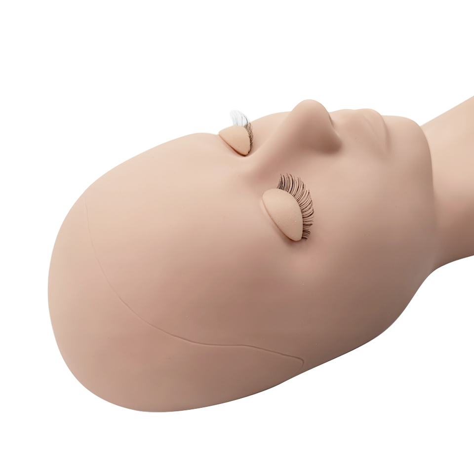 取り外し可能な目を持つシリコンヘッドトレーニングマネキン,ア - Eyelash Extension Model のレビューと価格